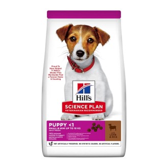 Hill's Science Plan Puppy <1 Small & Mini 3kg Dry Food for Small Breed Puppies with Lamb / Rice Hill's Science Plan Puppy <1 Small & Mini 3kg Dry Food for Small Breed Puppies with Lamb / Rice